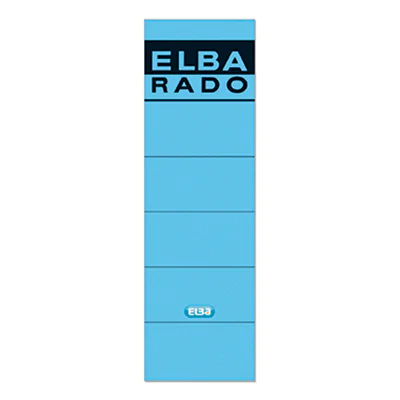 ELBA Ordneretikett 100420952 breit/kurz sk blau 10 St./Pack. ELBA Ordneretikett 100420952 breit/kurz sk blau 10 St./Pack.