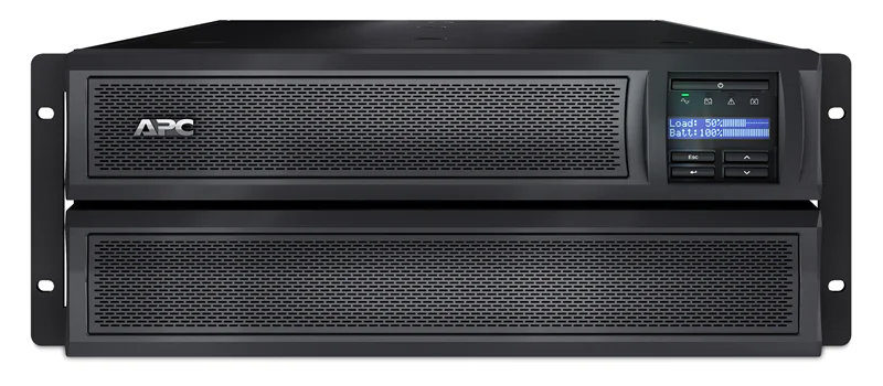 APC Smart-UPS X SMX2200HV - 2200VA, 8x C13 + 2x C19 Ausgang, USB, erweiterbare Laufzeit, kurze Tiefe, Line-Interaktiv, 2,2 kVA, 1980 W, Sine, 140 V, 280 V