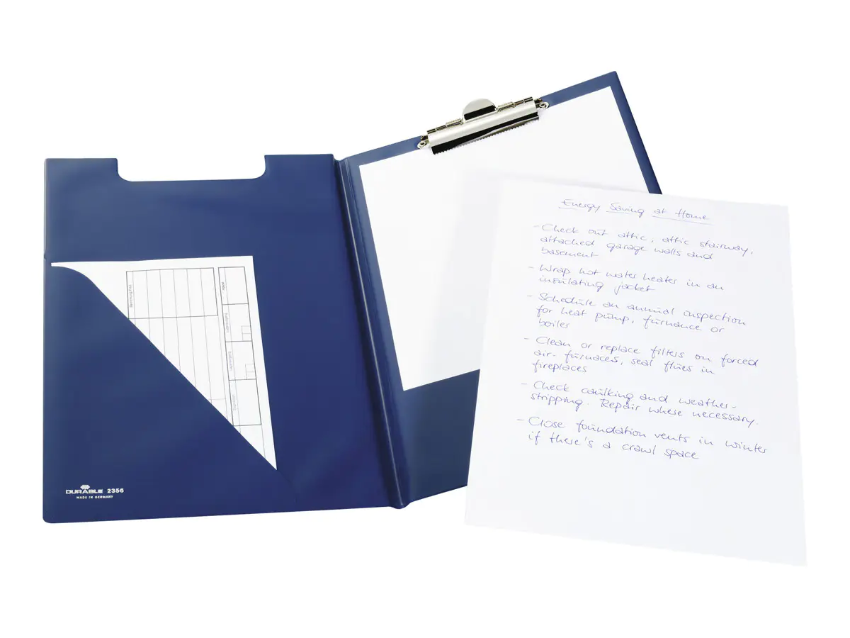 DURABLE Blockmappe A4 235506 blau 23,7x33,0x10,0cm