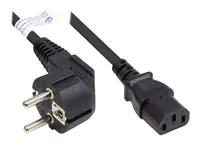 Good Connections P0130-S025 - 2,5 m - CEE7/7 - IEC C13 - H05VV-F - 250 V - Schwarz