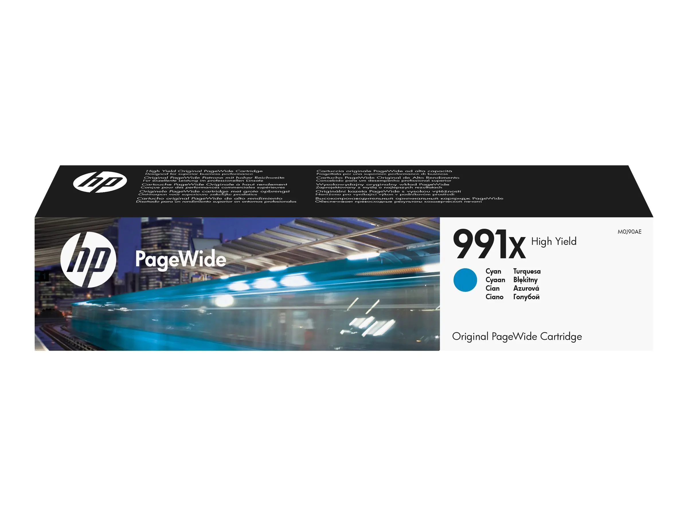 HP 991X - 193 ml - Hohe Ergiebigkeit - Cyan - Original - PageWide - Tintenpatrone - für PageWide Color 755, MFP 77X; PageWide Managed P77740, P77750; PageWide Pro 750, 77X