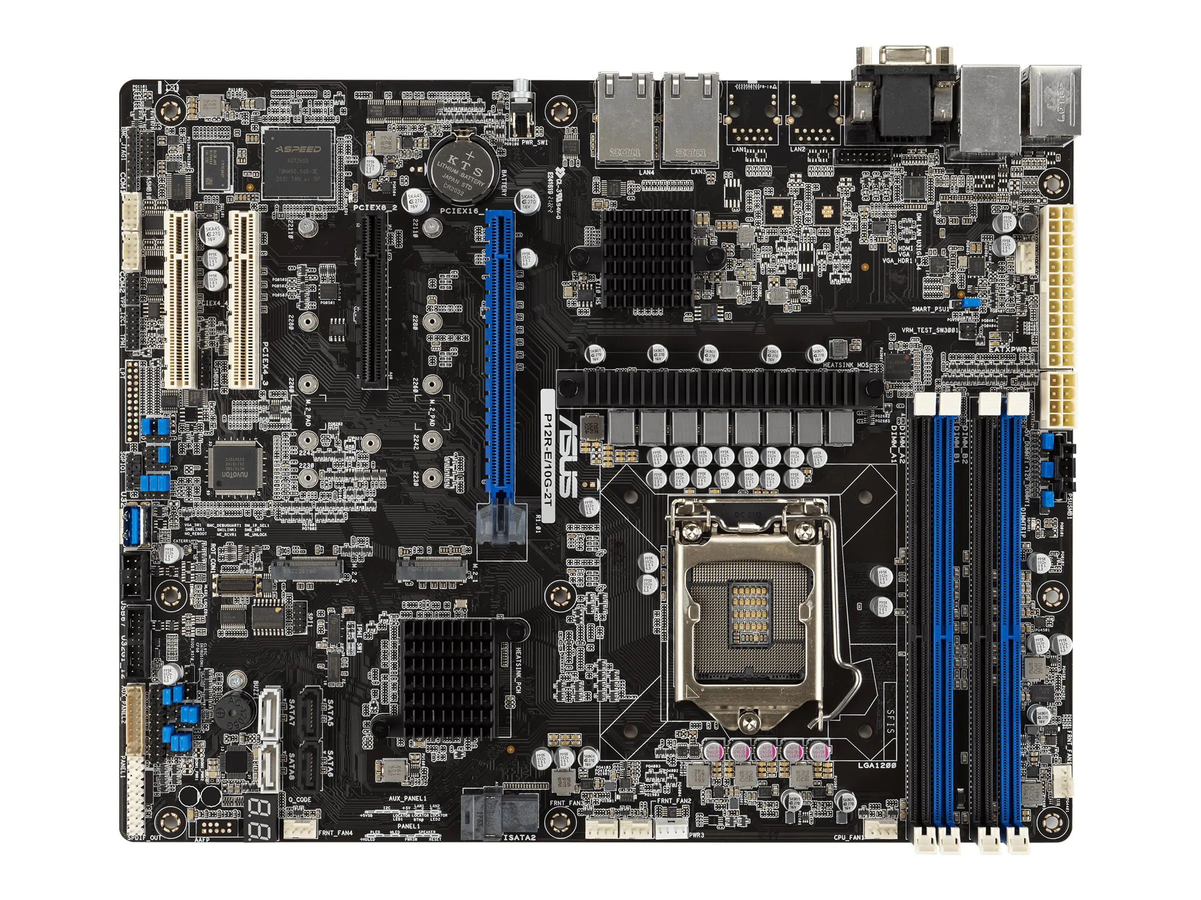 ASUS P12R-E/10G-2T - Motherboard - ATX - LGA1200-Sockel 90SB0AI0-M1UAY0