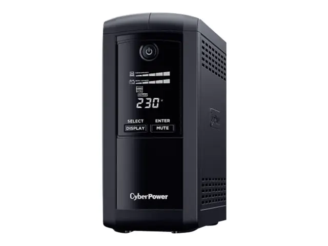 CyberPower Value Pro VP700ELCD - USV - Wechselstrom 230 V - 390 Watt - 700 VA - RS-232, USB - Ausgangsanschlüsse: 4 - Schwarz