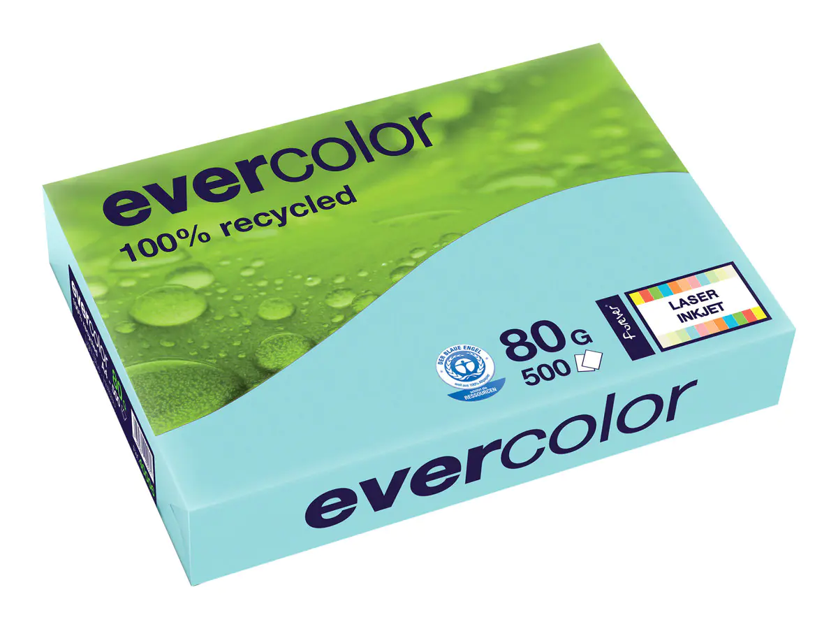 Exacompta Clairefontaine Evercolor - Hellblau - A4 (210 x 297 mm) 40006C