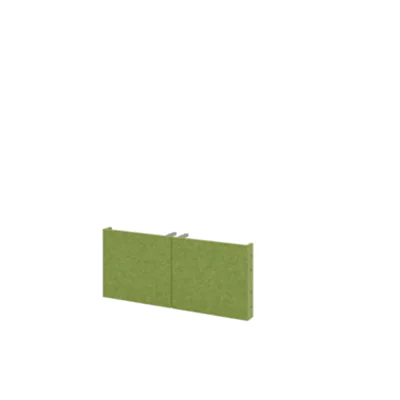Hammerbacher Akustiktür FlexWall Hammerbacher Regalsystem FlexWall 1 Ordnerhöhe 377 x 326 mm (B x H) Vlies maigrün 2 St./Pack.