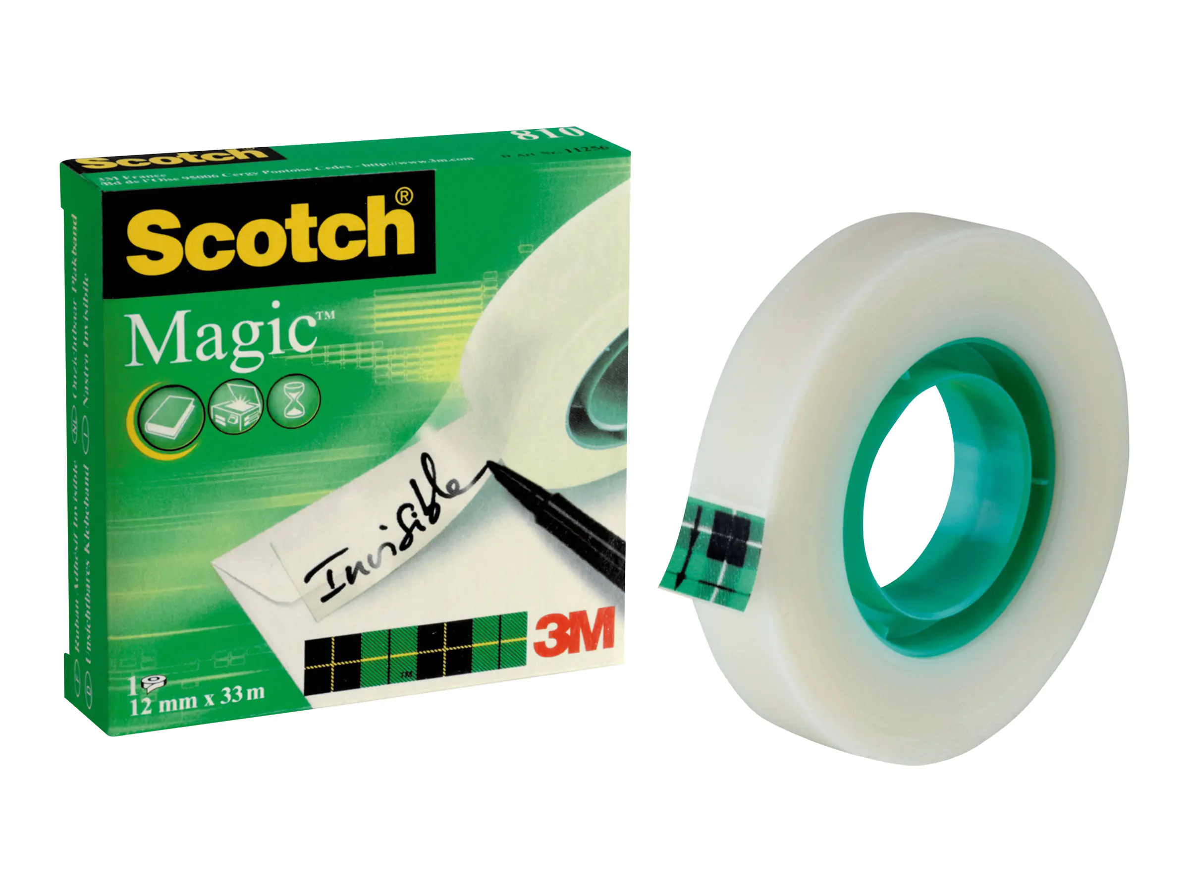 Scotch Klebefilm Magic 810 M8101233 12mmx33m unsichtbar