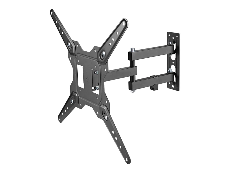Vision VFM-WA4X4/3 - Befestigungskit (Wandarm) - Doppelgelenk - für LCD-Display - kaltgewalzter Stahl - Schwarz - Bildschirmgröße: 94-152.4 cm (37"-60")