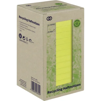 Soennecken Haftnotiz oeco 5878 RC 100Bl. gelb 16St. Soennecken Haftnotiz oeco 5878 RC 100Bl. gelb 16St.