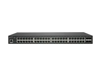 SonicWALL Switch SWS14-48 - Switch - managed - 48 x 10/100/1000 + 4 x 10 Gigabit SFP+ - an Rack montierbar - mit 3 Jahre 24x7 Support