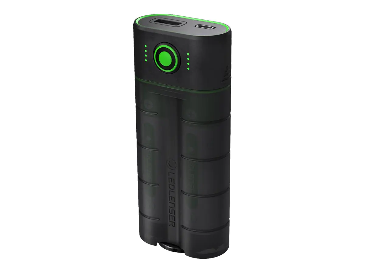 Ledlenser Flex7 - Powerbank / Akkuladegerät 2 x 18650 (USB)