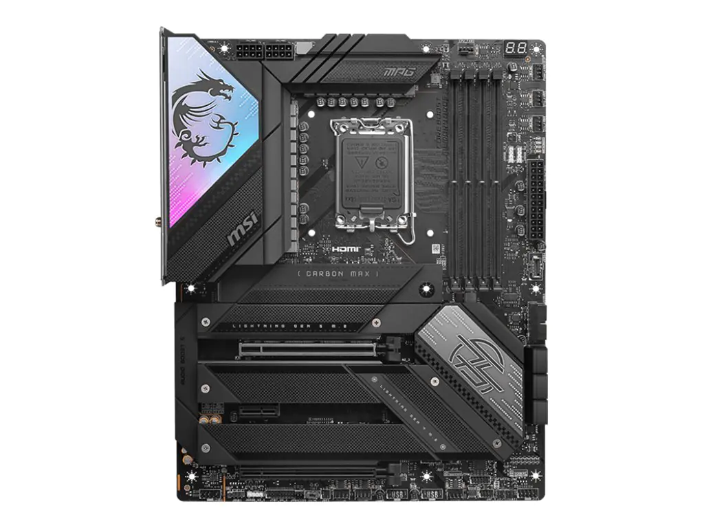 MSI MPG Z790 Carbon MAX Wifi - Motherboard - ATX - LGA1700 Sockel - Z790 Chipsatz - USB 3.2 Gen 1,