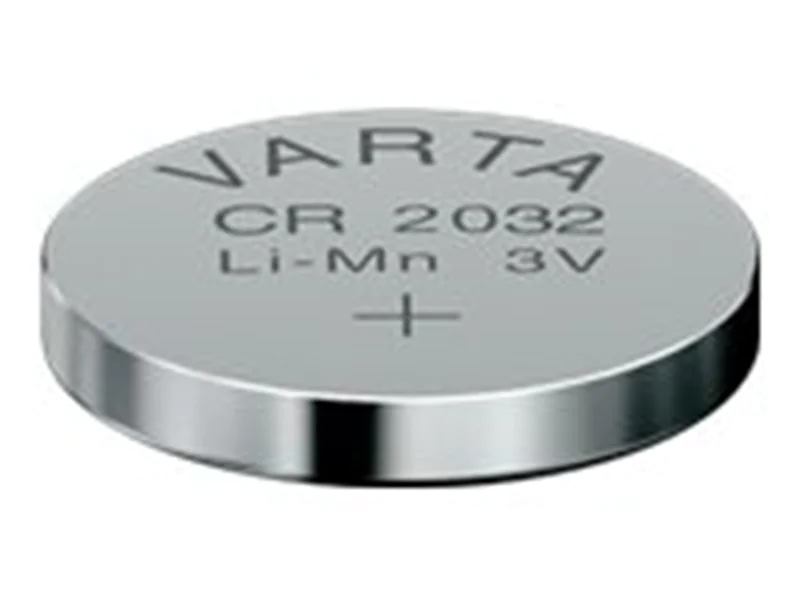 Varta LITHIUM Coin CR2032 (Knopfzellenbatterie, 3V) 5er-Pack, Einwegbatterie, CR2032, Lithium, 3 V, 5 Stück(e), 230 mAh 06032 101 415