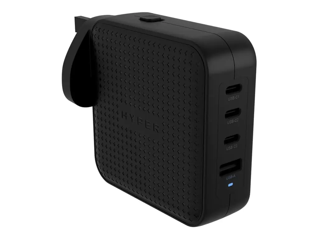 Targus HyperJuice - Netzteil - GaN - 100 Wh - Power Delivery 3.0 + PPS, Quick Charge 3.0 - 4 Aus