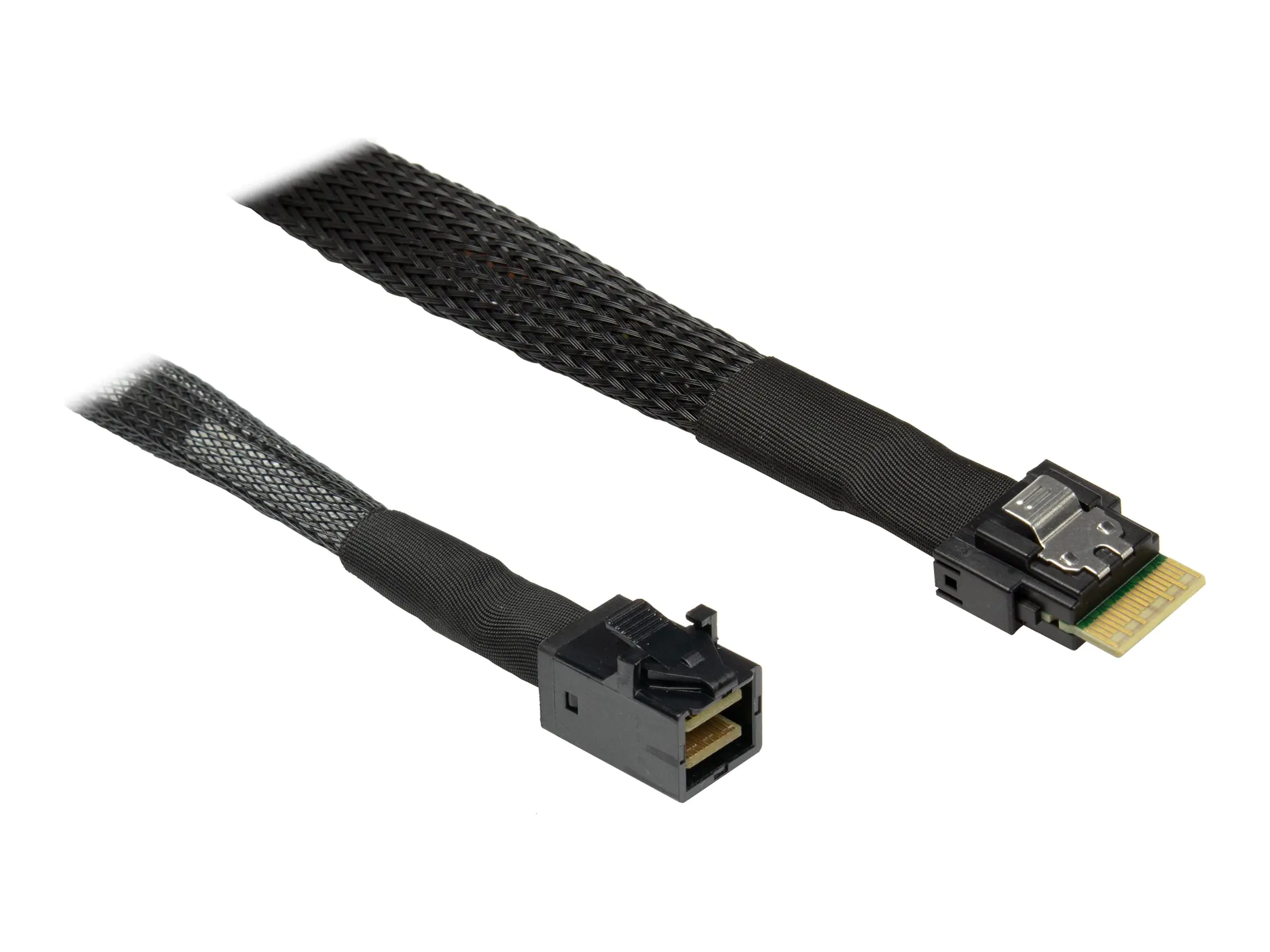 Inter-Tech Internes SAS-Kabel - SAS 24Gbit/s - 4i Slim SAS (M)