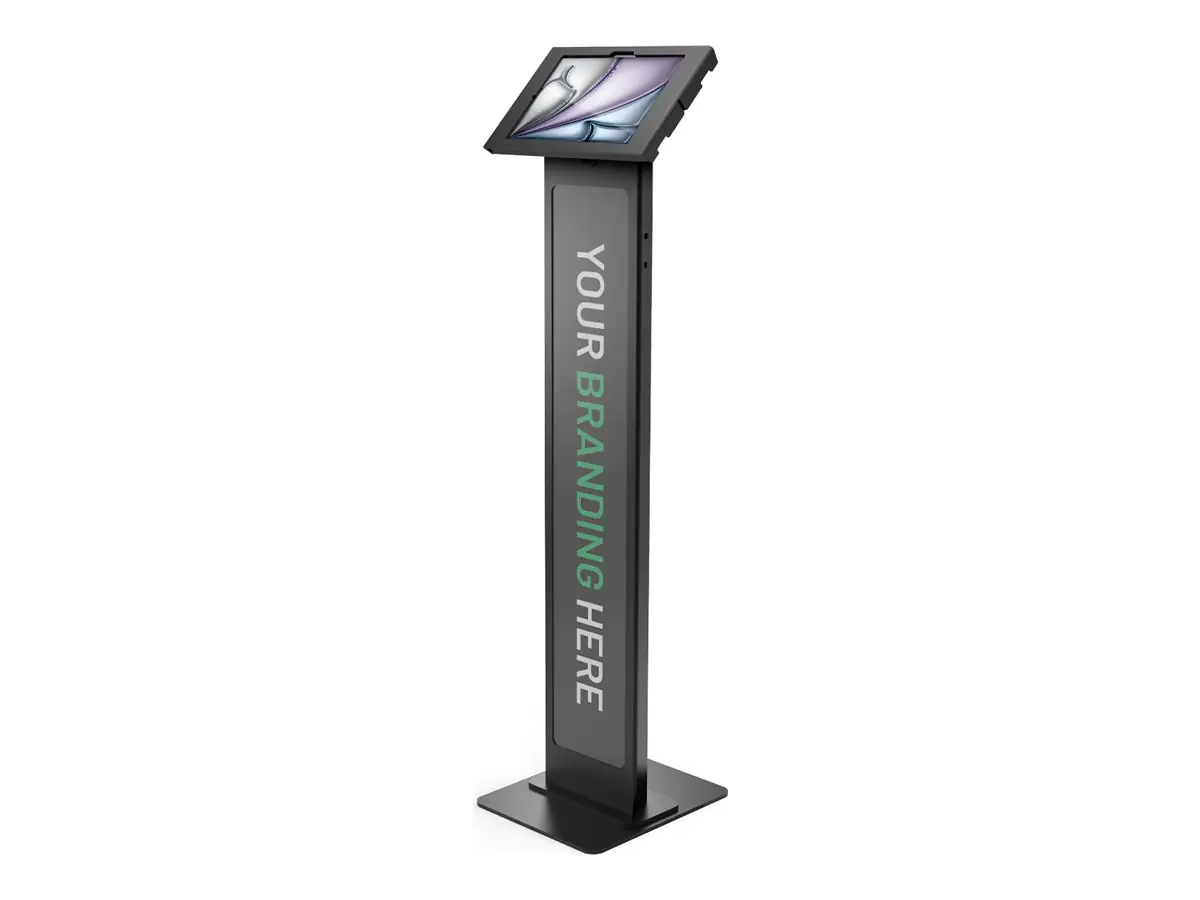 Compulocks iPad Air M2 & M3 11", Apex Enclosure Brandable Floor Stand - Black - Gehäuse - für