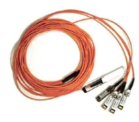 Supermicro CBL-Q4SFP+AOC-5M - 5 m - QSFP+ - SFP+