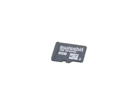 Swissbit TSE v2 microSD-Karte vereinzelt - Micro SD - Micro SD SFSD008GN1PT1TB-E-5E-E3P-JA0