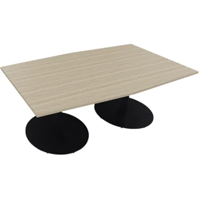 Bespr.ti. Tonneau Tellerfuß Rund B2000xT1000/1100xH720 an/Eiche Nat