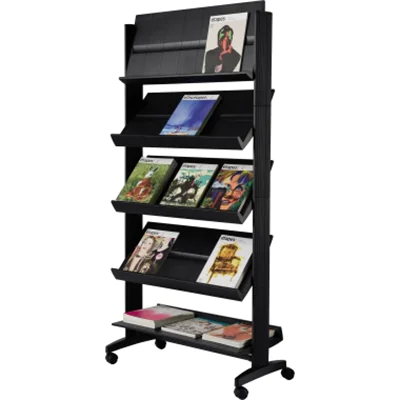 Paperflow Prospektständer Uno 255N.01 5Auflagen mobil schwarz