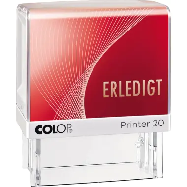 COLOP Textstempel Printer 20 BEZAHLT 100669 38mm Kunststoff rt COLOP Textstempel Printer 20 BEZAHLT 100669 38mm Kunststoff rt