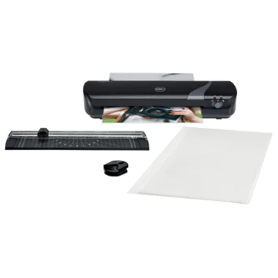 GBC® Laminiergerät Inspire+ Heiß-/Kaltlaminierung 35 x 6 x 13 cm (B x H x T) DIN A4 schwarz
