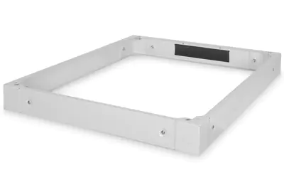 DIGITUS Sockel für Serverschränke der Unique Serie - 800x1000 mm (BxT), Stahl, Hellgrau, 1 Stück(e) DN-19 PLINTH-8/10-1