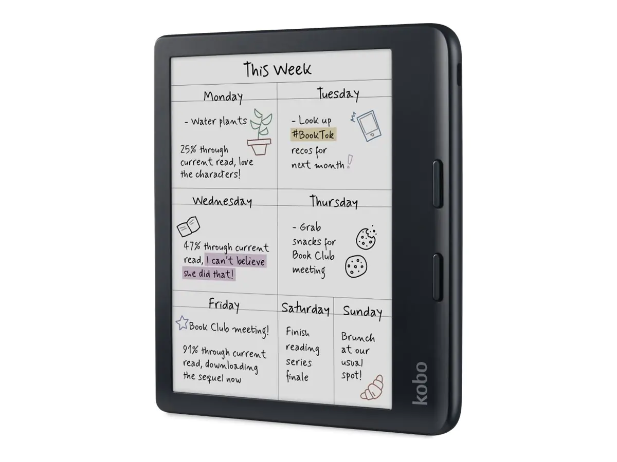 Kobo Libra Colour - eBook-Reader - 32 GB - 17.8 cm (7") N428-KU-BK-K-CK
