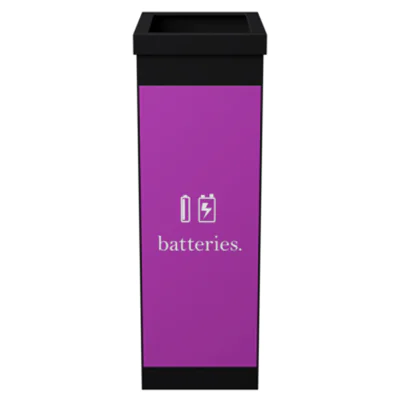 Paperflow Abfallsammelsystem 36,6 x 76 x 26,3 cm (B x H x T) 60l 1 Sortierfach Polystyrol schwarz/lila Paperflow Abfallsammelsystem 36,6 x 76 x 26,3 cm (B x H x T) 60l 1 Sortierfach Polystyrol schwarz/lila