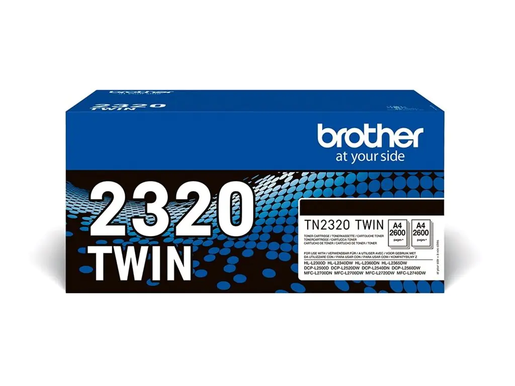 Brother TN2320 TWIN - 2er-Pack - Hohe Ergiebigkeit TN2320TWIN