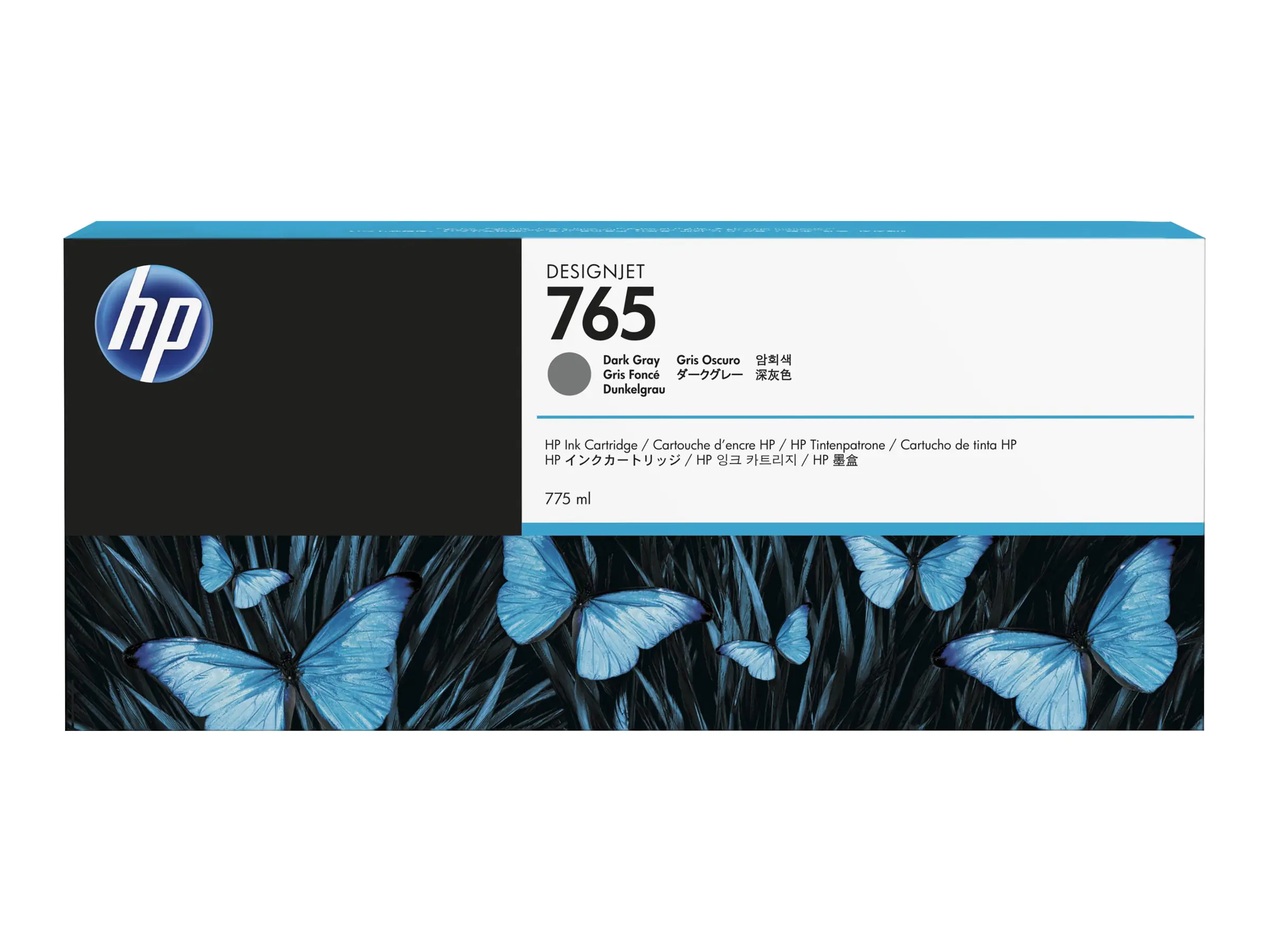 HP 765 - 775 ml - Dunkelgrau - Original - Tintenpatrone - für DesignJet T7200 Production Printer HP 765 - 775 ml - Dunkelgrau - Original - Tintenpatrone - für DesignJet T7200 Production Printer