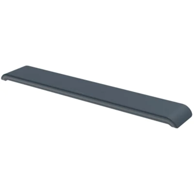 Leitz Handgelenkauflage Ergo Cosy 43,7 x 2,1 x 7,1 cm (B x H x T) nicht antistatisch Polyurethan-Folie/Polyurethan-Schaum/ABS Kunststoff/Stahl samtgrau