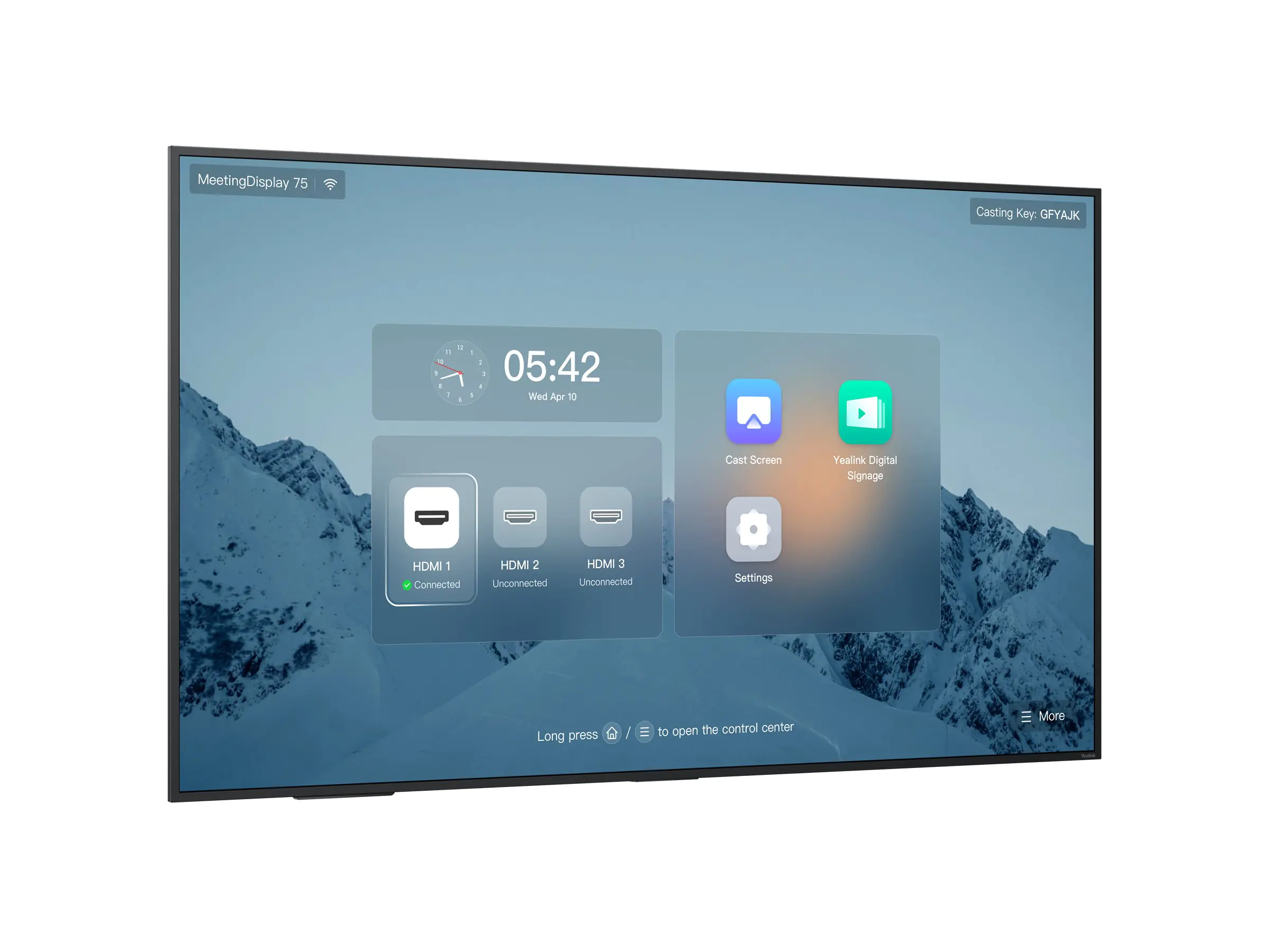 Yealink MeetingBoard 75 - 190 cm (75") Diagonalklasse LCD-Display mit LED-Hintergrundbele