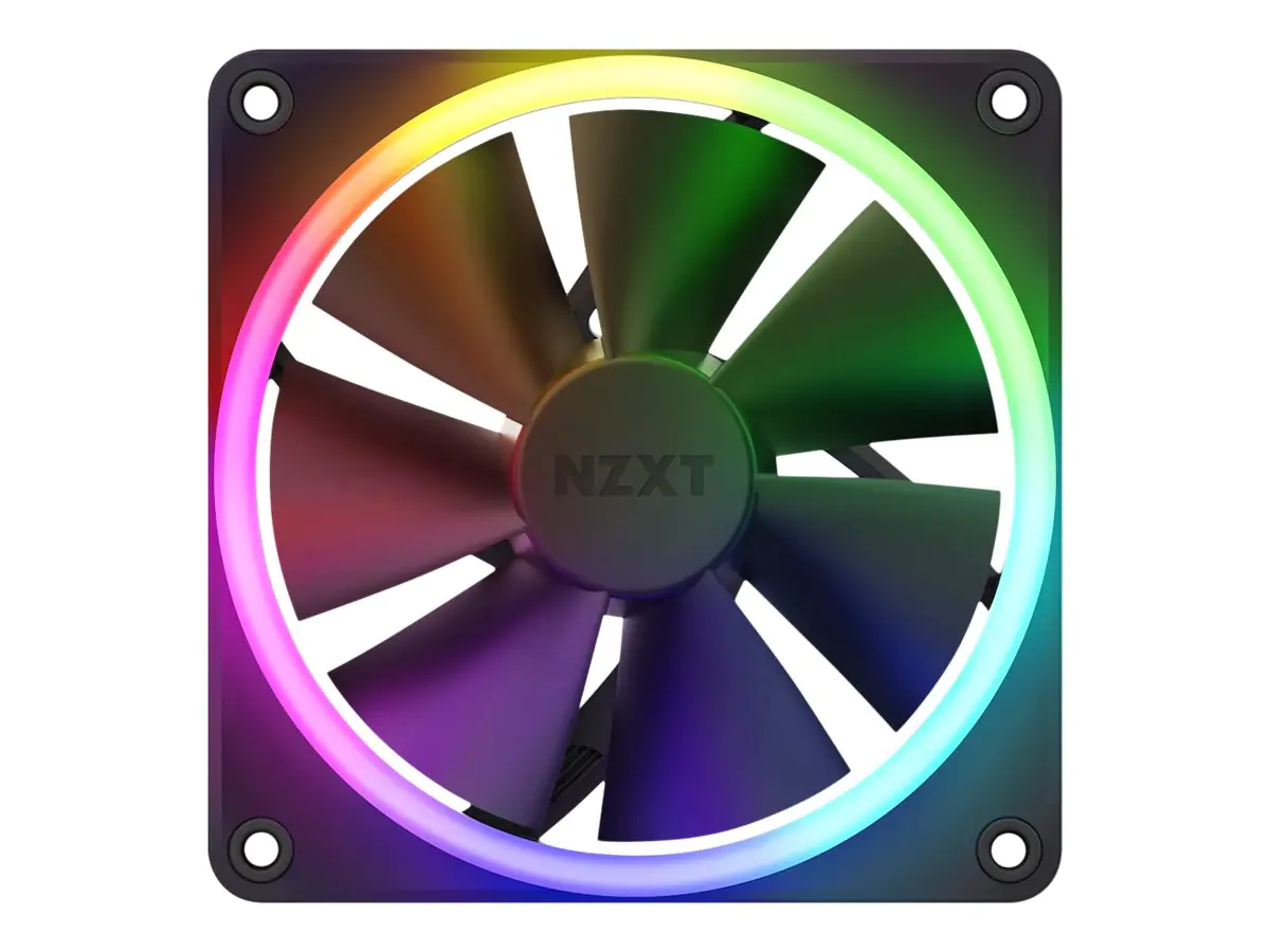 NZXT F Series F120 RGB DUO - Gehäuselüfter - 120 mm - Schwarz