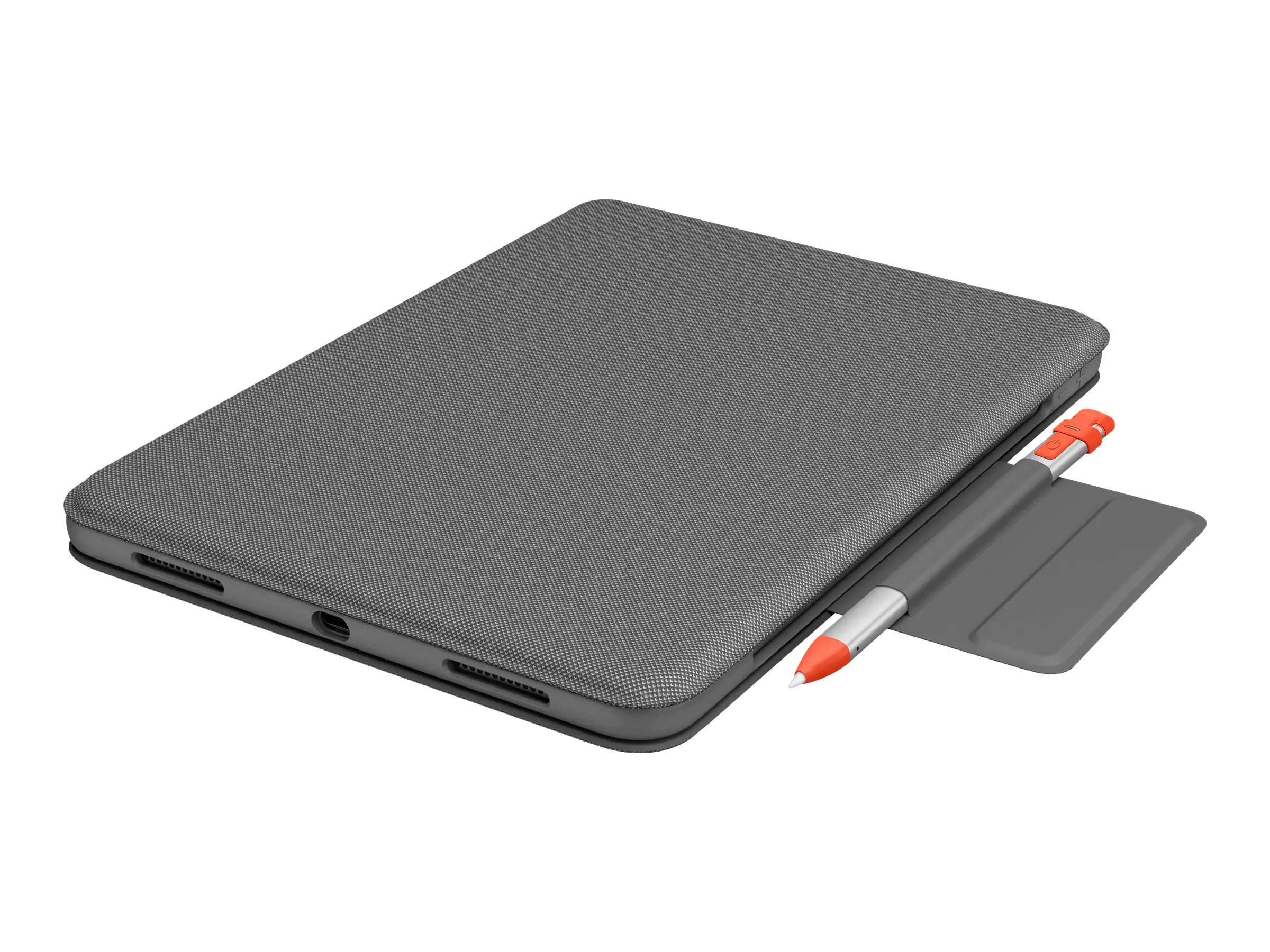 Logitech Folio Touch - Tastatur und Foliohülle - mit Trackpad - hinterleuchtet - Apple Smart connector - QWERTY - GB - Graphite - für Apple 11-inch iPad Pro (1. Generation, 2. Generation)