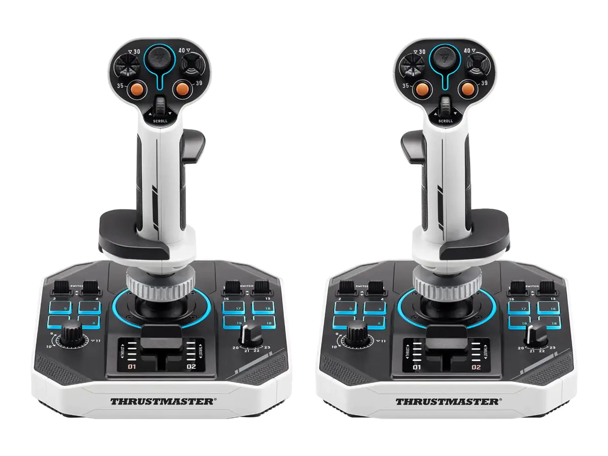 ThrustMaster Space Sim Duo Sol-R 2 HOSAS - Joystick - kabelgebunden (Packung mit 2)