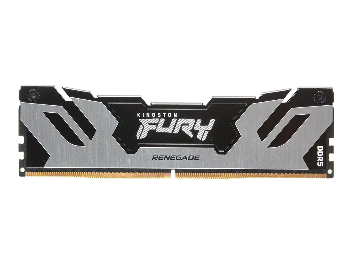 Kingston FURY Renegade - DDR5 - Modul - 32 GB - DIMM 288-PIN - 6400 MT/s / PC5-51200 - CL32 - 1.4 V - ungepuffert - on-die ECC - Schwarz, Silber