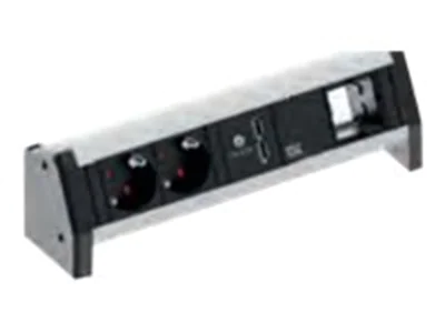 Bachmann DESK 1 - Steckdosenleiste - Wechselstrom 230 V - Eingabe, Eingang GST18 - Ausgangsanschlüsse: 2 (French / UTE) - Frankreich - Schwarz Bachmann DESK 1 - Steckdosenleiste - Wechselstrom 230 V - Eingabe, Eingang GST18 - Ausgangsanschlüsse: 2 (French / UTE) - Frankreich - Schwarz