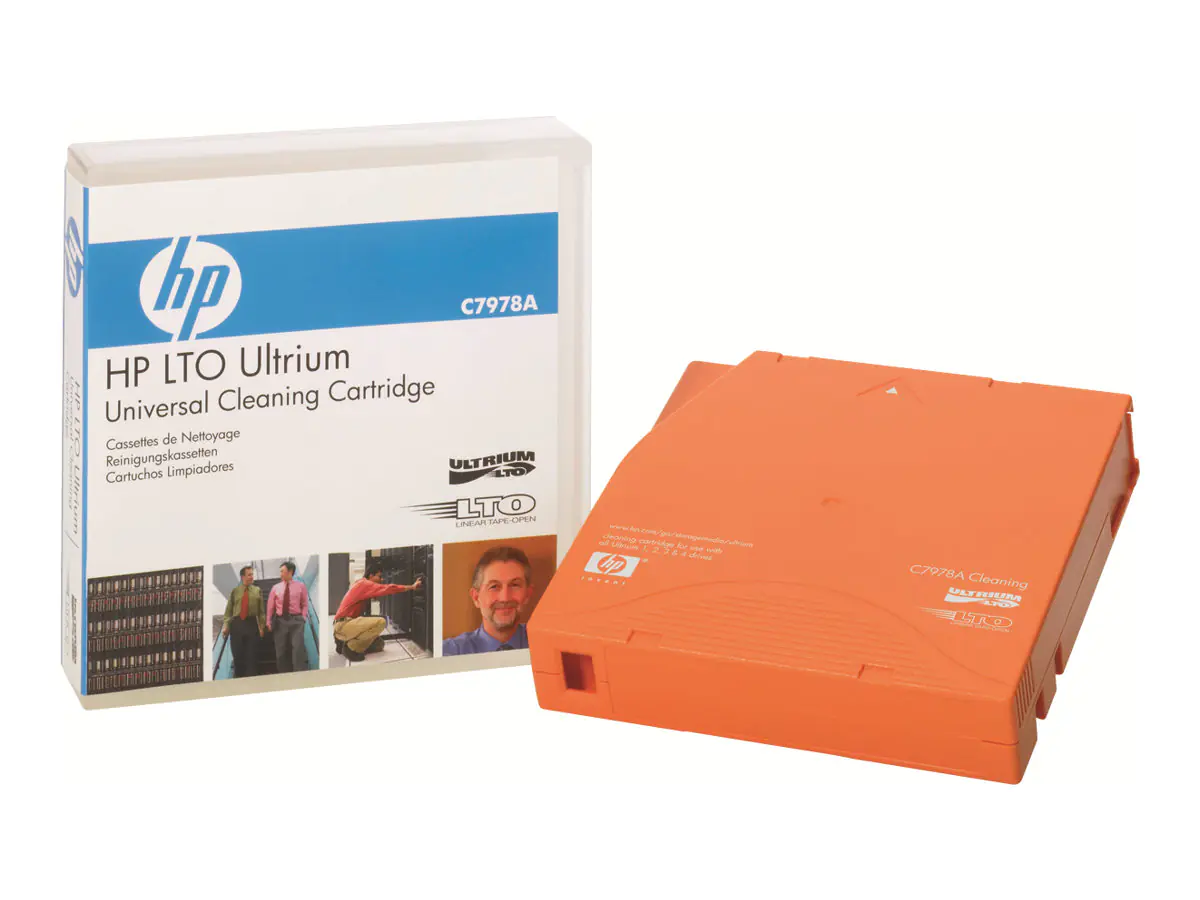 HPE Ultrium Universal Cleaning Cartridge - LTO Ultrium - orange - Reinigungskassette - für HPE T950, T950 3, T950 6; StoreEver MSL2024, MSL3040, MSL4048, MSL6480; SureStore Ultrium