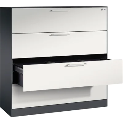 C+P Hängeregistraturschrank Asisto 146021413S10119 A4 3bahnig sgr/lgr C+P Hängeregistraturschrank Asisto 146021413S10119 A4 3bahnig sgr/lgr