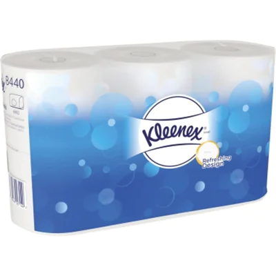 Kleenex Toilettenpapier 8440 3lagig 350Blatt weiß 6Rl./Pack. Kleenex Toilettenpapier 8440 3lagig 350Blatt weiß 6Rl./Pack.