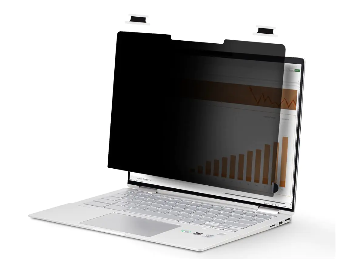StarTech.com 14-inch 16:9 Touch Privacy Screen, Anti-Glare Privacy Filter, Laptop Monitor Screen Protector with +/- 30 Deg. View Angle, Flip-Over - 51% Blue Light Reduction (14LT-PRIVACY-SCREEN)
