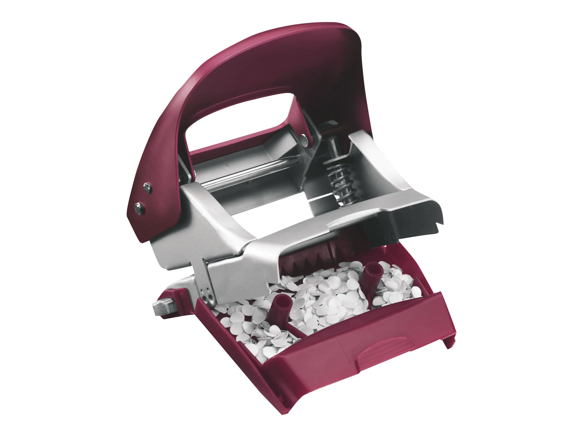 Leitz Locher NeXXt Style 50060028 30Bl Metall granat rot