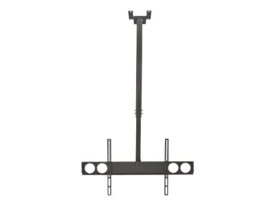 Manhattan TV & Monitor Mount, Ceiling, 1 screen, Screen Sizes: 37-75", Height: 105-156 cm, Black, VESA 200x200 to 800x400mm, Max 50kg, LFD, Lifetime Warranty - Klammer - für Flachbildschirm - verriegelbar - stabiler Stahl - Bildschirmgröße: 94-177.8 cm (3 Manhattan TV & Monitor Mount, Ceiling, 1 screen, Screen Sizes: 37-75", Height: 105-156 cm, Black, VESA 200x200 to 800x400mm, Max 50kg, LFD, Lifetime Warranty - Klammer - für Flachbildschirm - verriegelbar - stabiler Stahl - Bildschirmgröße: 94-177.8 cm (3