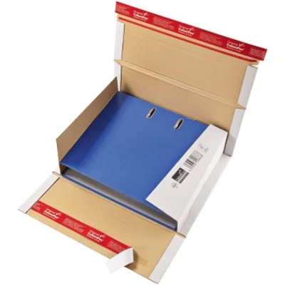 ColomPac Ordnerversandkarton CP055.51 290x320x35-80mm weiß ColomPac Ordnerversandkarton CP055.51 290x320x35-80mm weiß