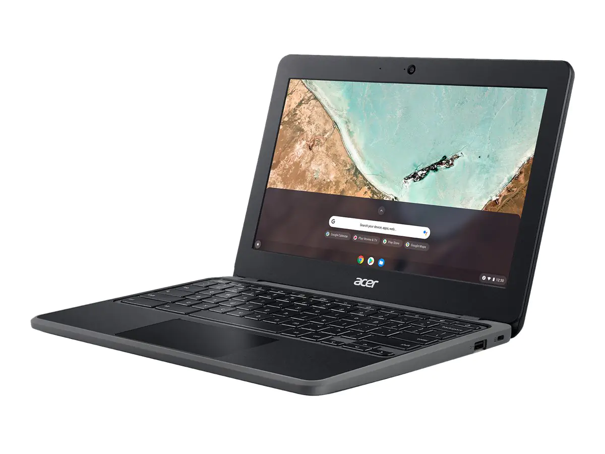 Acer Chromebook 311 C722 - MT8183 / 2 GHz - Chrome OS - Mali-G72 MP3 - 4 GB RAM - 32 GB eMMC - 29.5 cm (11.6") 1366 x 768 (HD) - Wi-Fi 5 - Schiefer schwarz - kbd: Deutsch