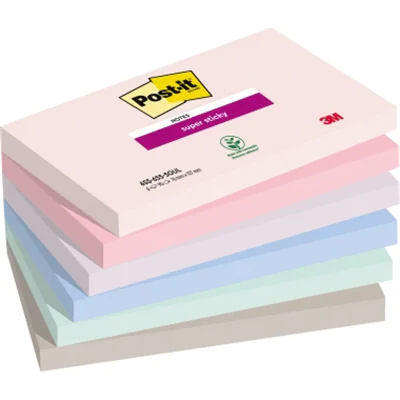 Post-it Haftnotiz 655-6SS-SOUL 127x76mm 90Blatt 6St. Post-it Haftnotiz 655-6SS-SOUL 127x76mm 90Blatt 6St.