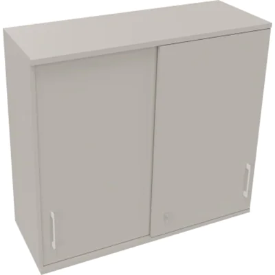 Aufsatz Schiebetürenschrank 3OH B1200xT442xH1088mm Lichtgrau Aufsatz Schiebetürenschrank 3OH B1200xT442xH1088mm Lichtgrau