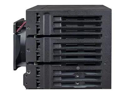 Icy Dock ToughArmor MB924IP-B - Laufwerksschachtadapter - 3 x 5,25" bis 24 x 2,5" (3 x 13,3 cm bis 24 x 6,4 cm) - Schwarz