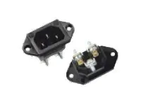 Bachmann Netzanschluss - IEC 60320 C14 - Schwarz 917.170