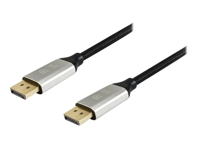 Equip - DisplayPort-Kabel - DisplayPort (M) zu DisplayPort (M) - DisplayPort 1.4 - 1 m - unterstützt 8K 30 Hz (7680 x 4320), unterstützt 4K 144 Hz (3840 x 2160), unterstützt 5K 60 Hz (5120 x 2880), 1080p-Unterstützung, 240 Hz, unterstützt 2K 240 Hz (2560